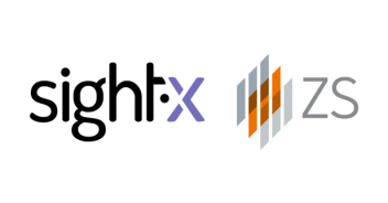 SightX logo next to ZS logo